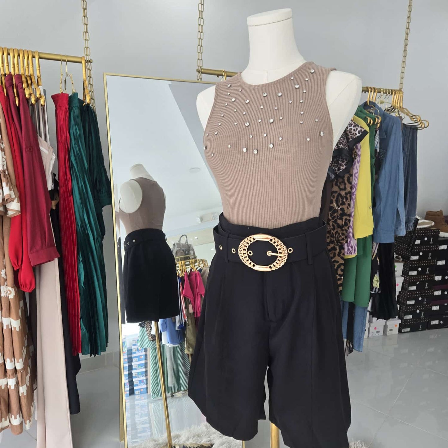 Pantalon Corto Negro